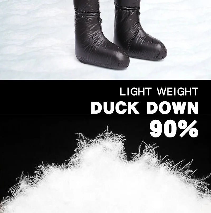 Camping Down Socks Down Booties Sleeping Bag Socks Down Boots Camping Sleeping Boots Kamperbox Sleeping Bag Down Booty