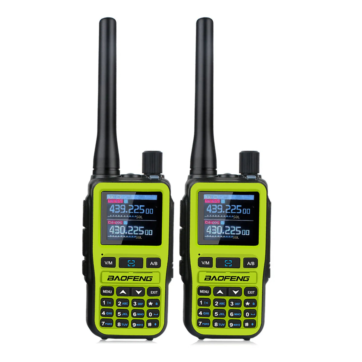 2PCS/Pack Baofeng UV-5R Mini Dual Band Dual PTT Walkie Talkie 5RMINI Air Band Rx 5W Compact VOX FM Amateur Radio Type-C Charge