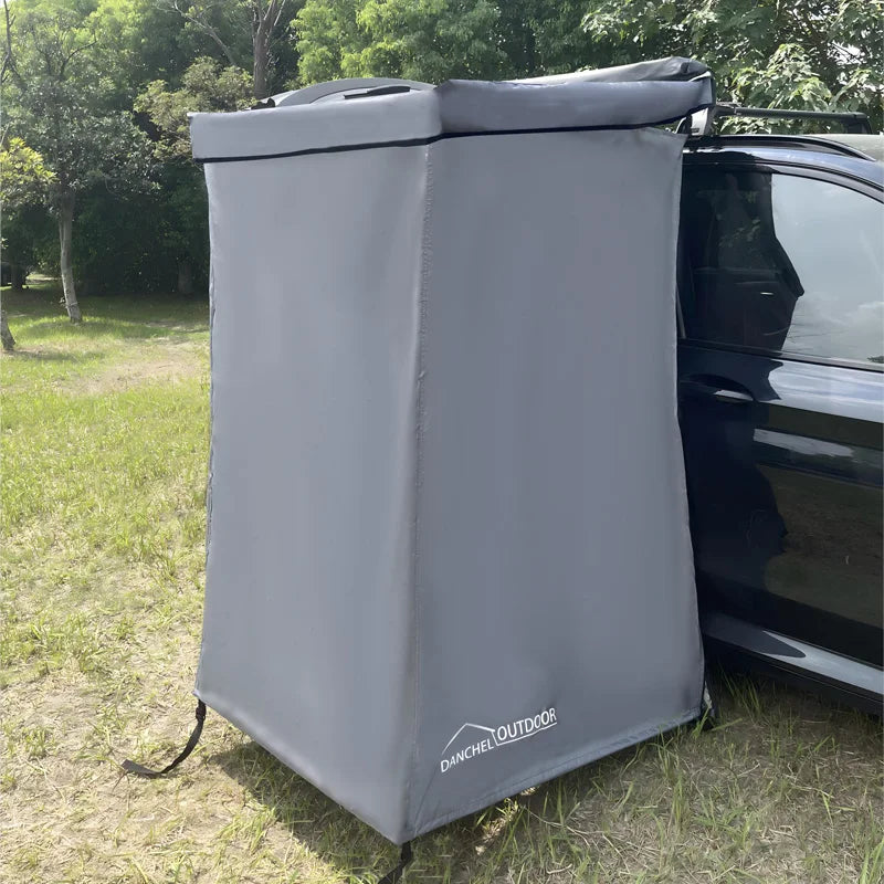 Free Shipping Car Shower Tent Portable Foldable Vehicle Side Bath Tent Camping Easy Setup SUV Changing Room Toilet Shower Tent