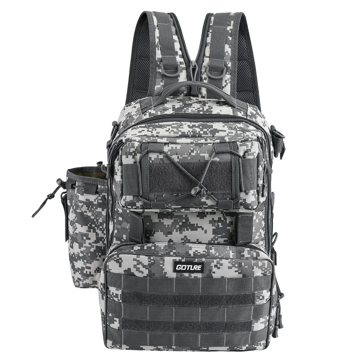 Goture Outdoor Fishing Backpack Multifunction Large Capacity Waterproof Tackle Bag for Hiking Camping Cycling Fishing Tackle Bag