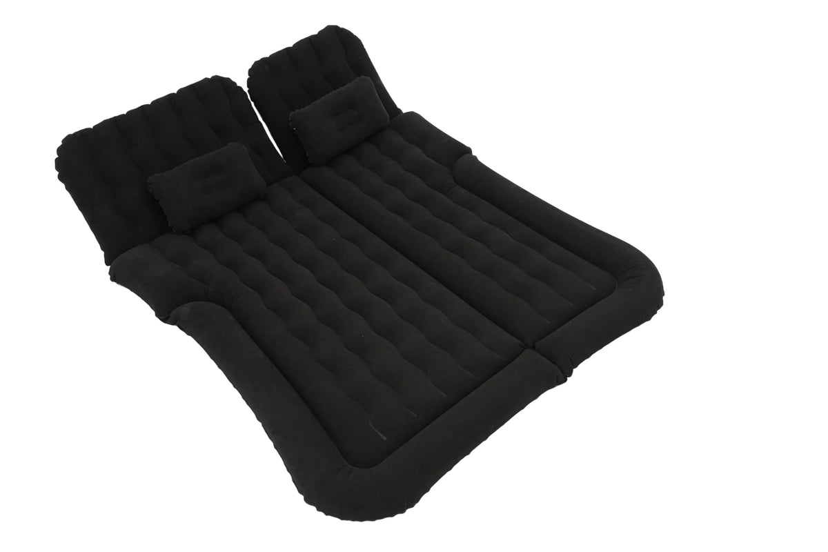 Grey/Black Inflatable SUV Air Mattress – Portable Car Camping Air Bed