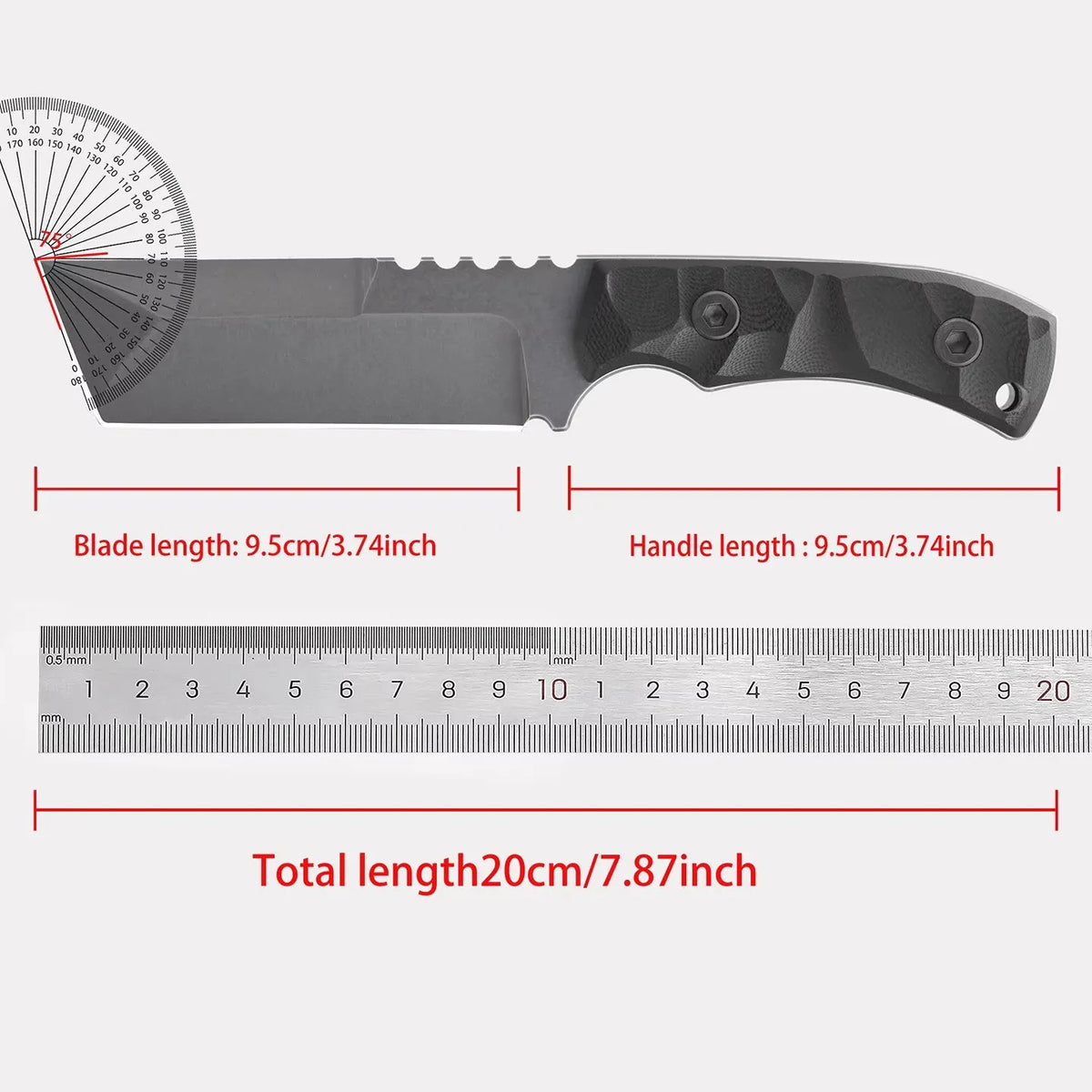 Multi functional outdoor tools, straight knives, portable EDC equipment, camping, hiking, manual cutting knives