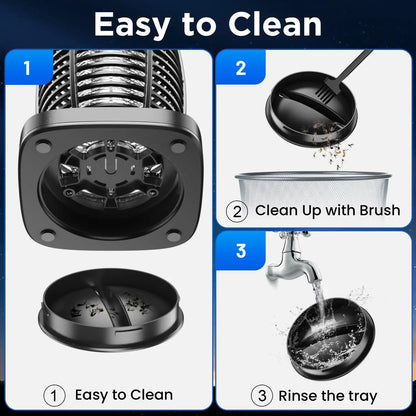 Solar-Powered Outdoor Bug Zapper – Waterproof, Portable & Rechargeable Mosquito and Fly Trap with Solar Panel, Light Sensor & LED Night Light