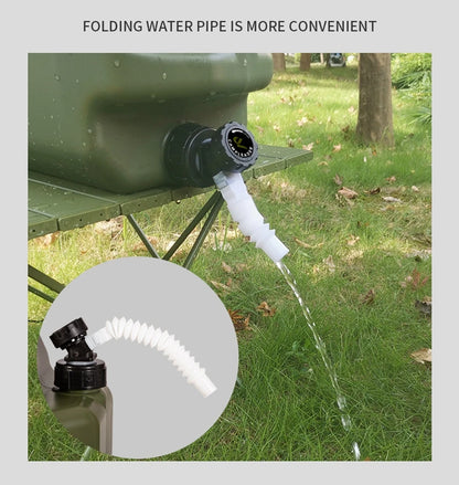Desert Fox 10L/12L/18L/25L Large Military Green Water Tank Carrier Container with Spigot for Camping Outdoors Hiking Accessories