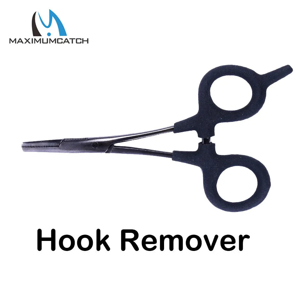 Maximumcatch Fly Fishing Hook Remover Stainless Steel Forceps With Scissors Bait Tools Fishing Accessory