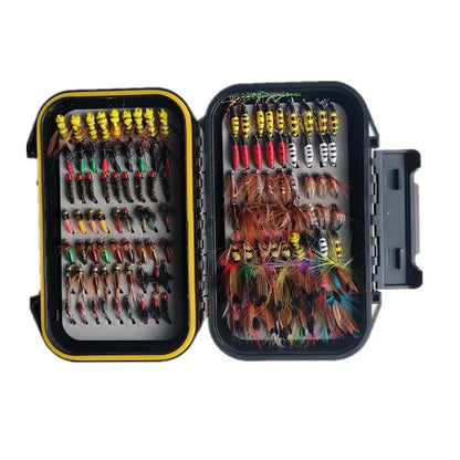 40/78/126Pcs/Box Mixed Styles Fly Fishing Lure Wet/Dry Nymph Artificial Flies Bait Pesca Tackle Trout Carp Kit