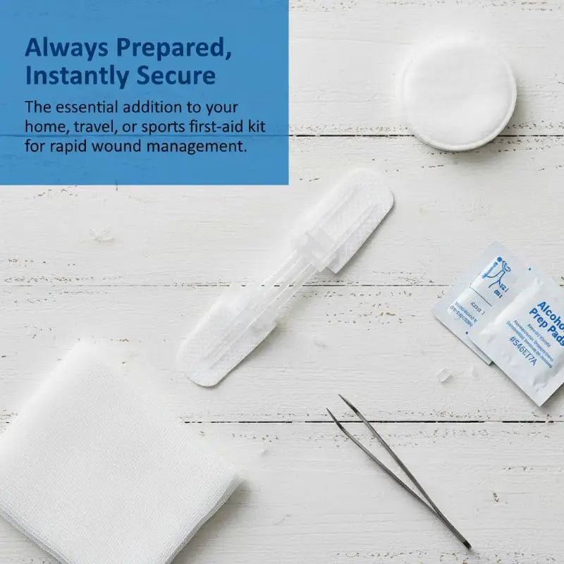 Zipper Band Aid Painless Wound Closure Patch Suture Free Waterproof Bandage First Aid Supplies for Camping and Hiking