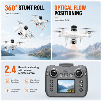 ZNLYRION S116 RC Drone Brushless Motor Long Flight Time WIFI Real Time Image Transmission Carry Bag Included
