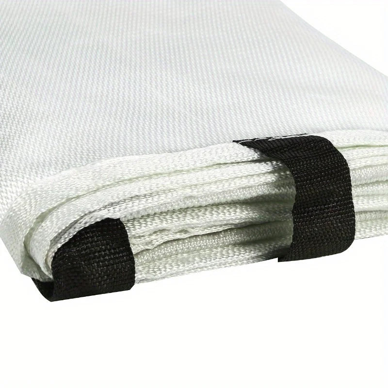 1 piece of emergency fire blanket, fire blanket, flame-retardant blanket, suitable for home, kitchen, school, car, office, warehouse fire safety blanket 40x 40inch fiberglass fire blanket