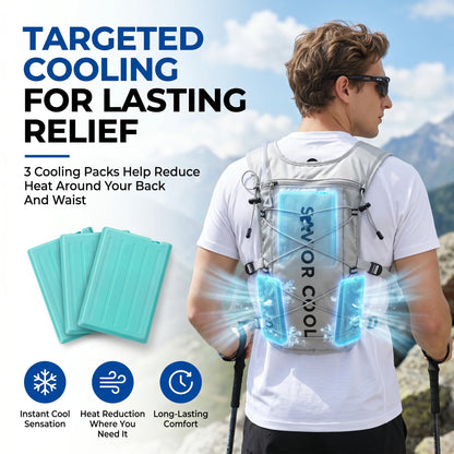 Savior Tactical Cooling Vest Refrigeration AC Suit with Constant Temperature Technology And Water Bladder for Summer Heat Relief