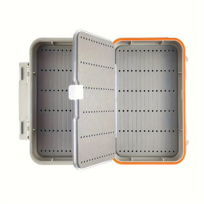 Aventik Waterproof Fly Box with 4-Layer Foam Portable ABS Lightweight Fly Fishing Tackle Storage Case