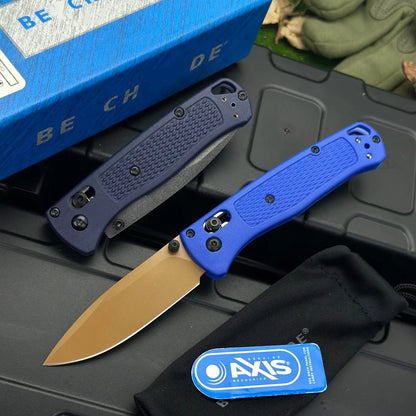 Bugout BM 535 EDC Knife, S30V Blade Wear-resistant Nylon Fiber Grip, US In Stock Quick Delivery For Hunting Survival Tasks