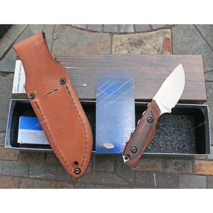 BM 15017 High Hardness Fixed Blade Knife Durable 8Cr13Mov Steel Blade Outdoor Camping Fishing Tool EDC cutting Knife
