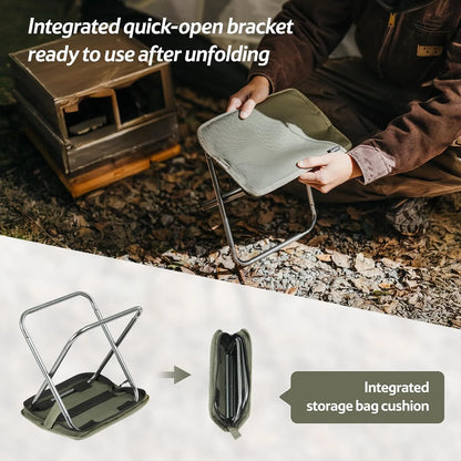 Naturehike Portable Folding Stool – Lightweight Collapsible Outdoor Seat for Travel, Fishing, Camping & Picnics