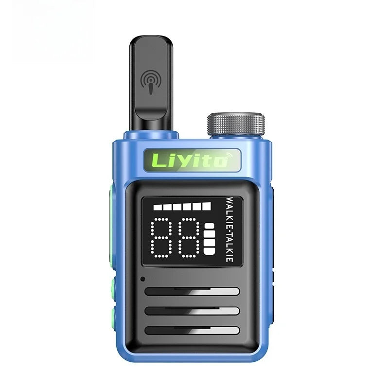 Motolola Mini Two Way Radio 2 Pack Walkie Talkie Long Range Rechargeable Durable for Camping Hiking Outdoor Adventure COD Radio