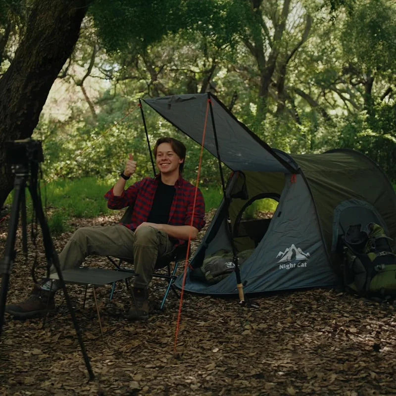 1-Person Pop-Up Camping Tent | Waterproof Lightweight Solo Tent for Hiking, Backpacking & Outdoor Adventures