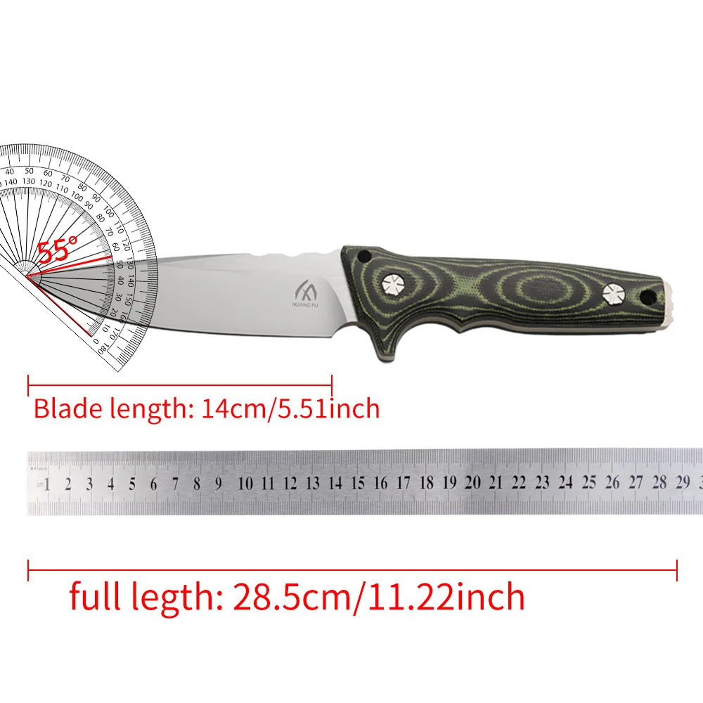 High quality steel material fixed blade, outdoor knife, suitable for outdoor activities, hiking, practical hand tools, small knives,