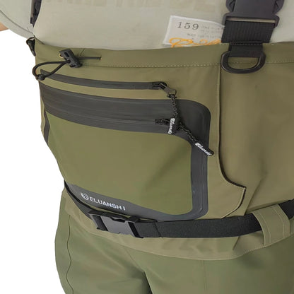 5 Layer Breathable Waterproof Fly Fishing Chest-High Waders Stockingfoot High Pant Wader Durable Duck Hunting Wading Pants