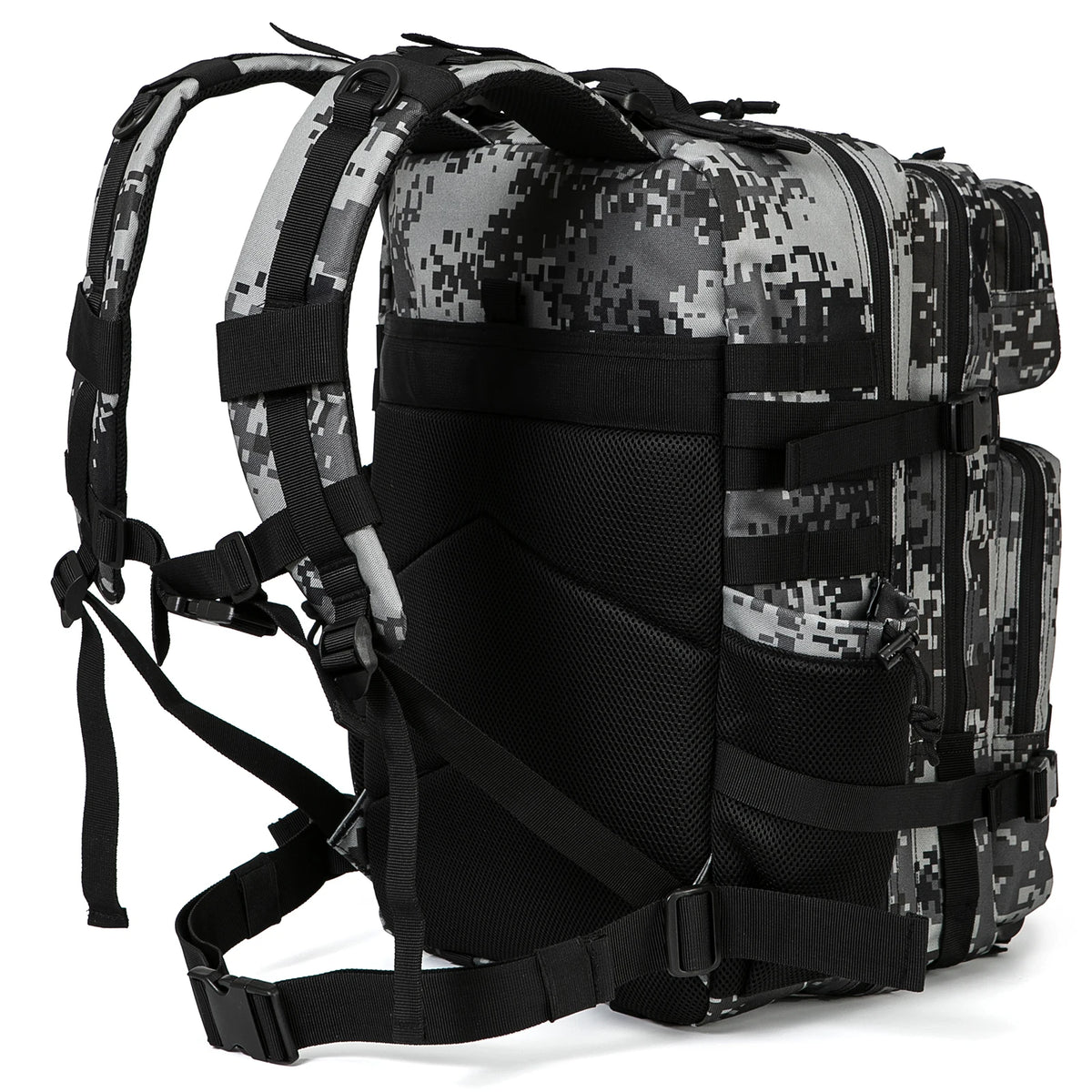 45L Tactical Backpack Hunting Rucksack with Dual Cup Holders  Outdoor camping equipment back pack Hiking Survival Rucksack