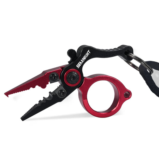 Essential for Anglers! Portable Mini Aluminum Alloy Pliers, a Fishing 'Treasure Box' That Can Be Cutting, Clamping and Twisting