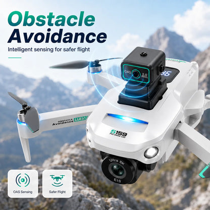 ZNLYRION S159 Brushless GPS Drone with 8K Camera  5G FPV Optical Flow Hover and 20Mins Flight Time