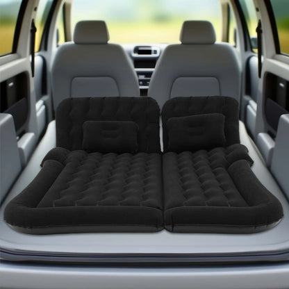 Grey/Black Inflatable SUV Air Mattress – Portable Car Camping Air Bed