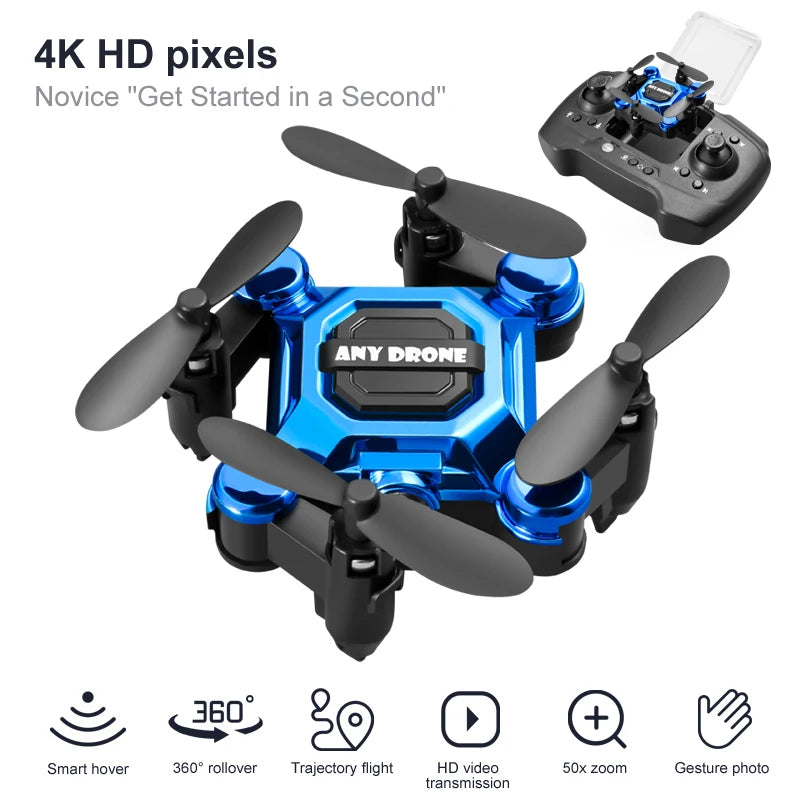 K04 Mini Folding Storage Aircraft Mini Drone Aerial Photography High Definition Explosive drone 4k profesional mavic air2