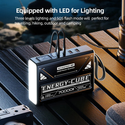 MOVESPEED Z70 LED Emergency Light Rechargeable 70000mAh Large Capacity Battery for Outdoor Power Outage