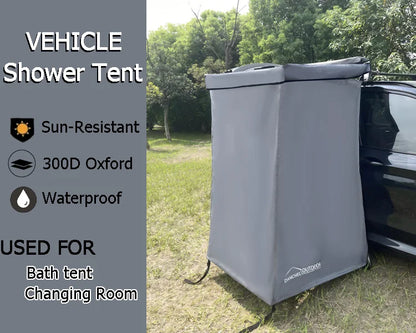 Free Shipping Car Shower Tent Portable Foldable Vehicle Side Bath Tent Camping Easy Setup SUV Changing Room Toilet Shower Tent