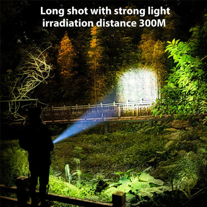 New 1/2/4Pcs Powerful LED Flashlight Rechargeable USB Lasting Zoom Fishing Hunting Camping 3 Modes Tactical Flashlight LED Torch