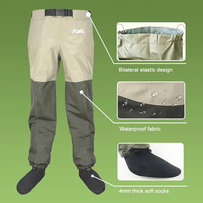 Fly Fishing Waders, Neoprene Socks Fishing Waders, Wading Pants, Fishing Hunting Clothes, Chest Fishing Shoes, Overalls