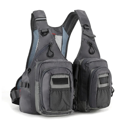 Fishing Vest With Multiple Pockets, Lightweight Fly Fishing Vest, One Size Adjustable Vest