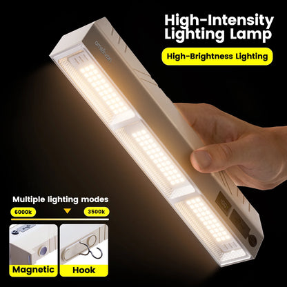 Multifunctional, High-Brightness, Short Led Emergency Light, Compact and Portable, with Multiple Dimming Modes, High-Brightness Illumination + USB Long-Lasting Battery Life, with a Small Flashlight on the Side, Smart Power Di