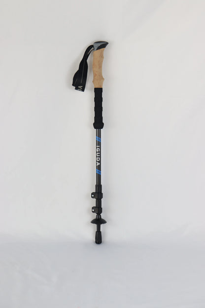Carbon Fiber Collapsible Trekking Poles – Lightweight Adjustable Telescopic Hiking & Walking Sticks for Climbing