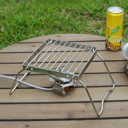Portable Folding Stainless Steel Camping Stove & BBQ Rack – Mini Pot Holder and Cooking Stand