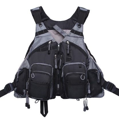 Fly Fishing Vest for Men Women, Comfortable Adjustable Fishing Vest with Multi-Pockets