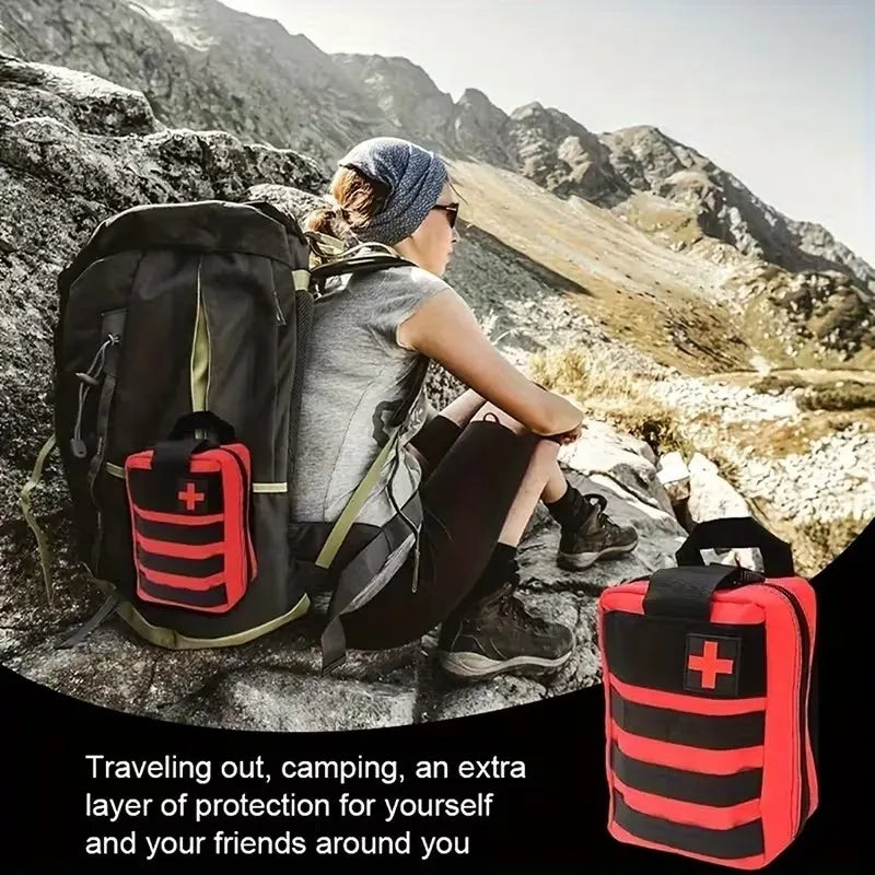379pcs IFAK Trauma First Aid Kit MOLLE Pouches Emergency Survival Kit Suitable for Home, Car, Travel, Camping, Hiking, Sports