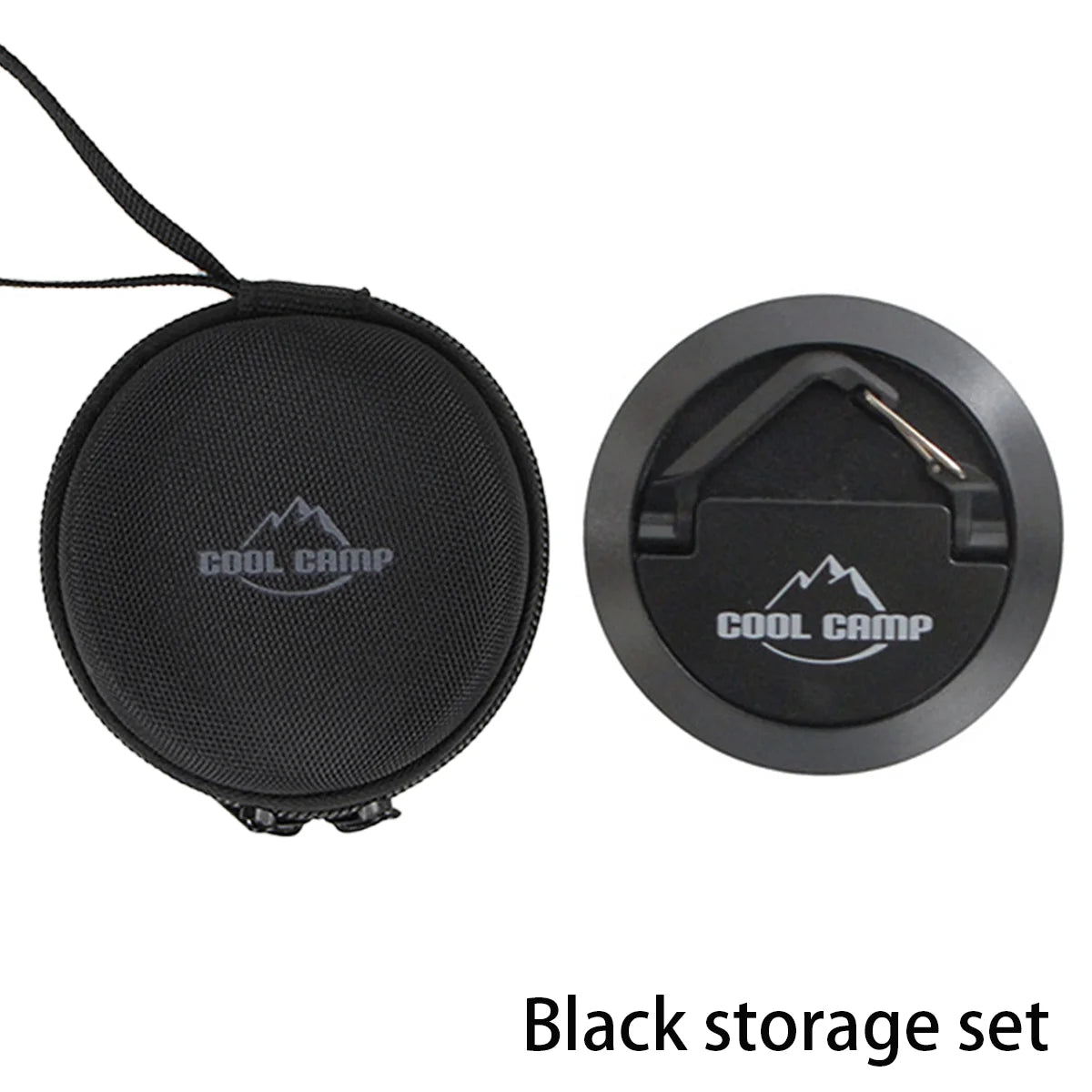 Outdoor Magnetic Hook Storage Bag Set, No-Drill Magnetic Hooks and Storage Bag, Suitable for Camping Tents, Lamps, Etc.