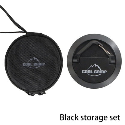 Outdoor Magnetic Hook Storage Bag Set, No-Drill Magnetic Hooks and Storage Bag, Suitable for Camping Tents, Lamps, Etc.