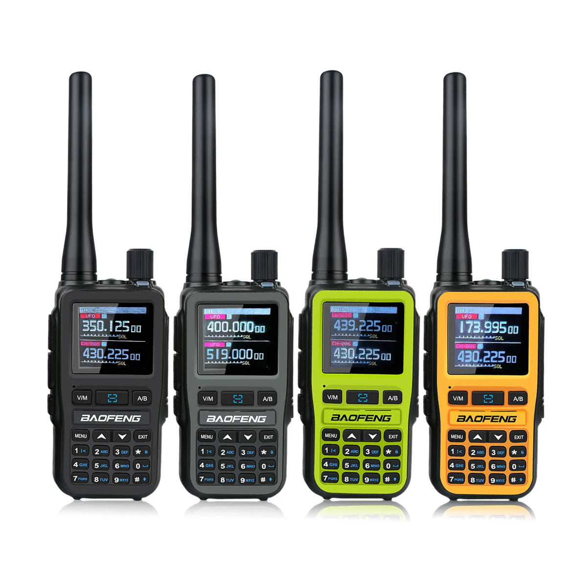 Baofeng UV-5R Mini Dual-Band Walkie Talkies – 2-Pack, 5W, Dual PTT, VOX, FM & Air Band RX, Type-C Charging
