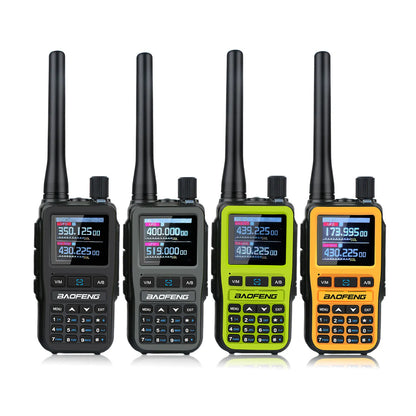 Baofeng UV-5R Mini Dual-Band Walkie Talkies – 2-Pack, 5W, Dual PTT, VOX, FM & Air Band RX, Type-C Charging