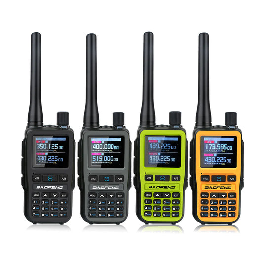 Baofeng UV-5R Mini Dual-Band Walkie Talkies – 2-Pack, 5W, Dual PTT, VOX, FM & Air Band RX, Type-C Charging
