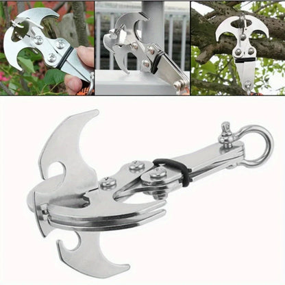 Heavy Duty Flying Tiger Gravity Hook Stainless Steel Folding Grappling Outdoor Survival Climbing Claw Multitool Camping Gear