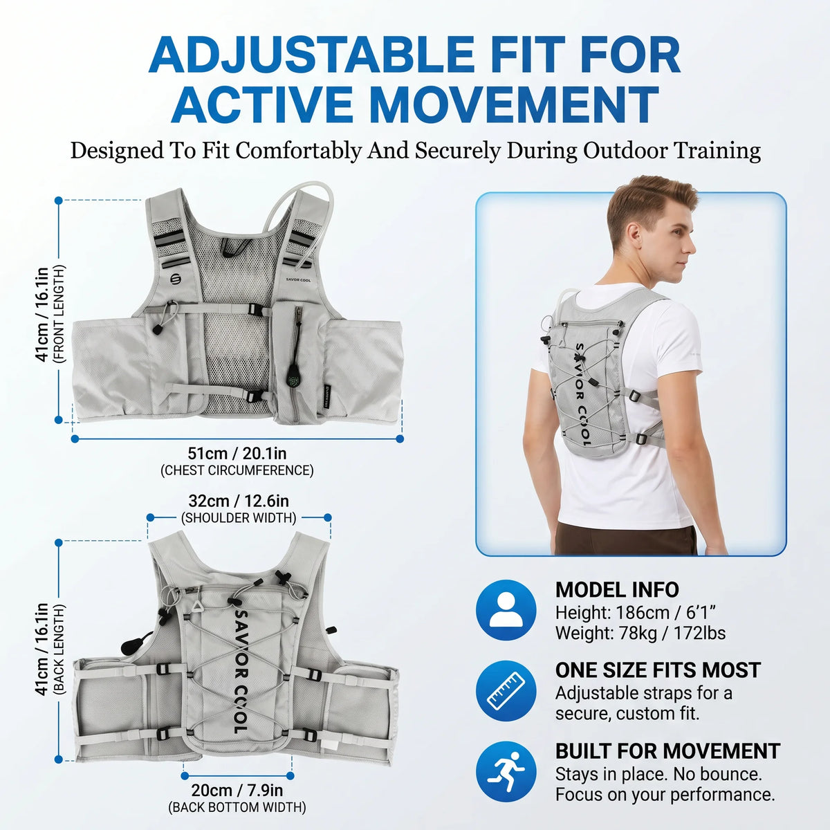Savior Tactical Cooling Vest Refrigeration AC Suit with Constant Temperature Technology And Water Bladder for Summer Heat Relief