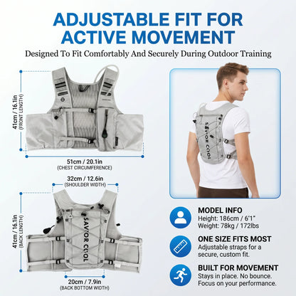 Savior Tactical Cooling Vest Refrigeration AC Suit with Constant Temperature Technology And Water Bladder for Summer Heat Relief