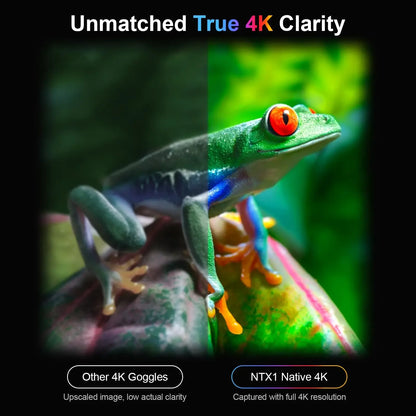 GOYOJO True 4K Night Vision Binoculars 1200m Long Range Night Viewing Goggles Full Color Photo and Video with App Control for Camping