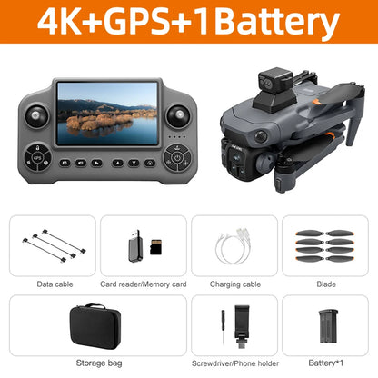 Original V918 3S GPS Drone 8K Professional Camera Aerial FPV Brush power Laser Obstacle with Large Screen RC Folding 2026