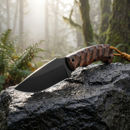 Lightweight portable outdoor knife, sturdy and wear-resistant material, practical cutting tool for daily travel, camping and leisure