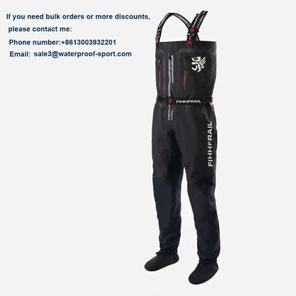 HARD-TEX®  Fly Fishing Chest Waders  Waterproof Stocking Foot River Hunting ATV Kayak Men SPEEDMASTER Wader Pants