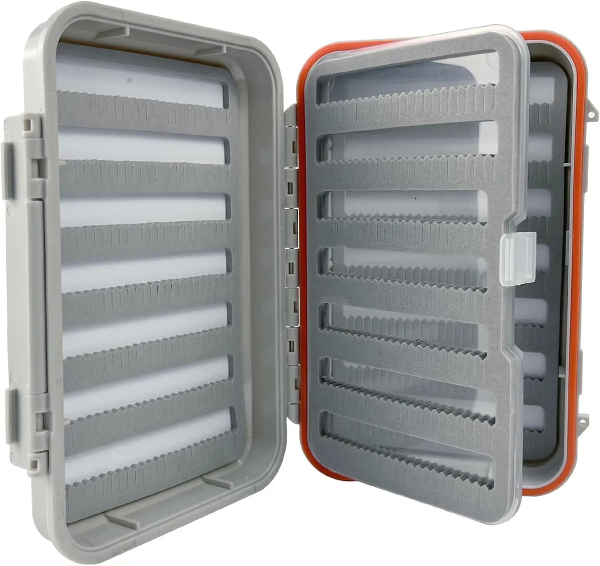 Aventik Waterproof Fly Box with 4-Layer Foam Portable ABS Lightweight Fly Fishing Tackle Storage Case